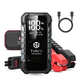 Toby's X9 Jump Starter for Cars 10000mAh and 37WH Power Bank for Electronic Devices