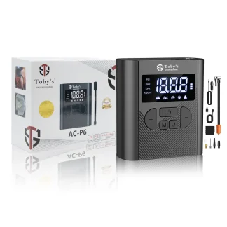 Tobys AC-P6 Tire Inflator Portable Air Compressor 20000mAh Battery & 12V DC Cordless Air Pump for Car Tires 150PSI