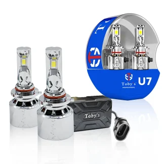 Toby’s U Series Headlight with Strong Power Head bulbs with color Temperature 6500K For High beam, low beam