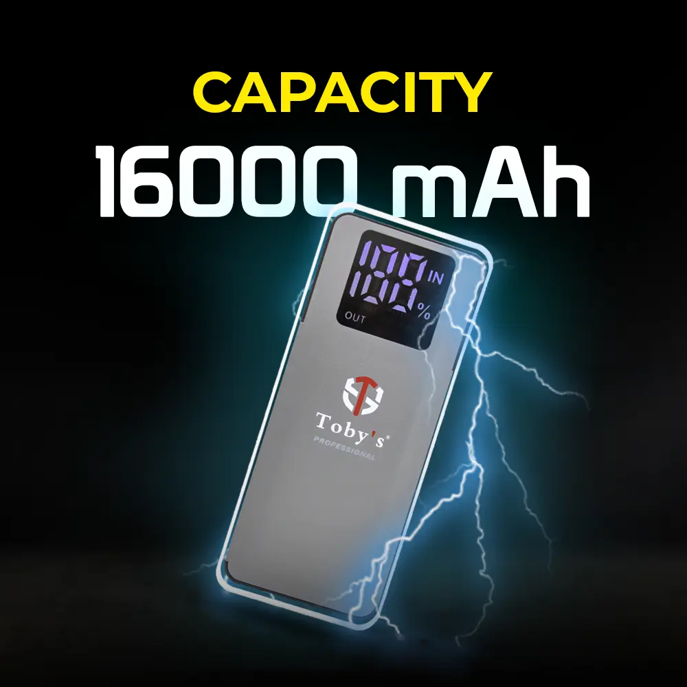 Toby's X20 (T66 Pro) Jump Starter For Cars 16000mAh And 59.2WH Power Bank For Electronic Devices - Image 6