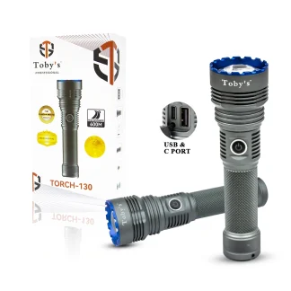 Toby's Camping Torch For Outdoor, Best Camping Gear Powerful Handheld Torch