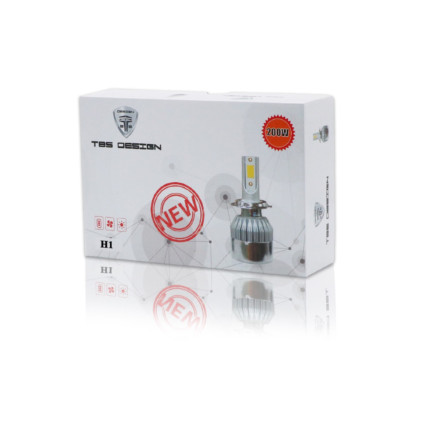 TBS TC6 H1 LED Headlight 200 Watts - Image 6