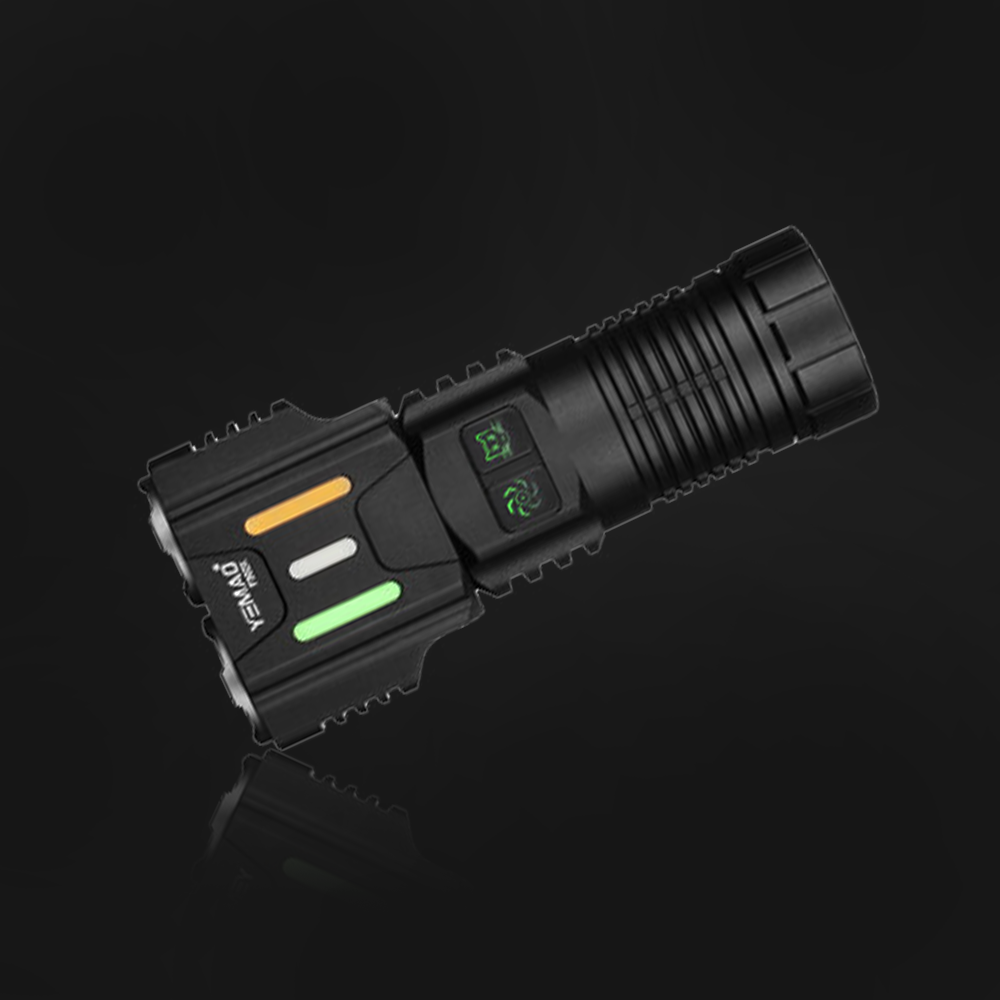 Toby's High-Power Multifunction Flashlight with 6*T6 Bulbs and COB Side Lights – Rechargeable Waterproof and Ultra-Bright for Outdoor Use - Image 2