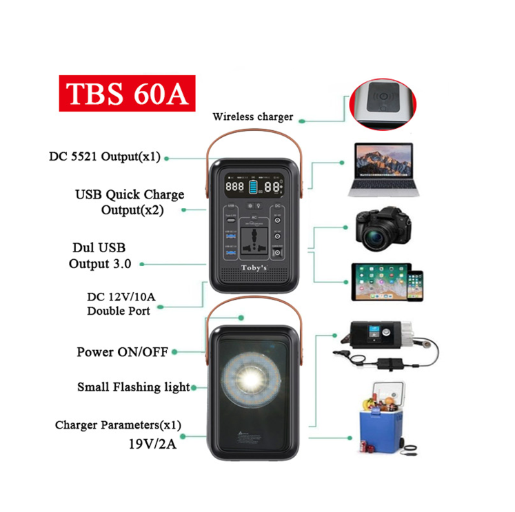 TBS 60A Power station with 300V inverter Multifuntion - Image 3