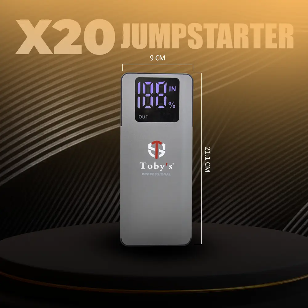 Toby's X20 (T66 Pro) Jump Starter For Cars 16000mAh And 59.2WH Power Bank For Electronic Devices - Image 3