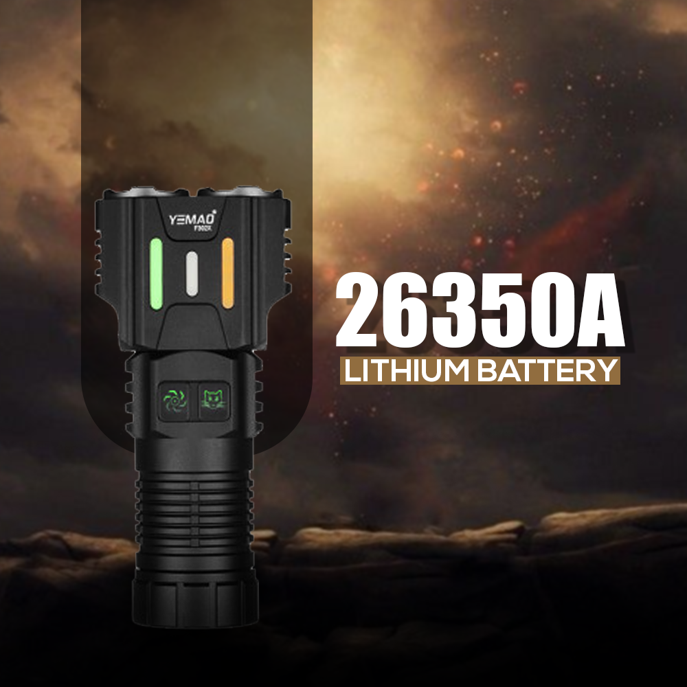 Toby's High-Power Multifunction Flashlight with 6*T6 Bulbs and COB Side Lights – Rechargeable Waterproof and Ultra-Bright for Outdoor Use - Image 5