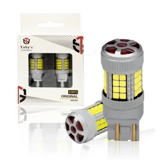 Tobys Super Bright Low Power 7443 40SMD LED Bulbs with 3030 Chip replacement for Back Up Reverse Brake Lights (White)