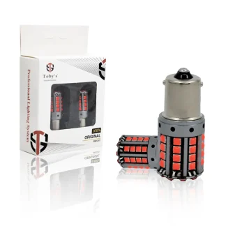 Tobys Super Bright Low Power 1156 44SMD LED Bulbs with 3030 Chip replacement for Back Up Reverse Brake Lights (Red)