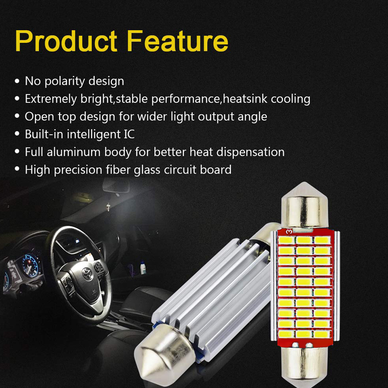 Car LED Dome Light 3014 39mm 30smd - Image 8