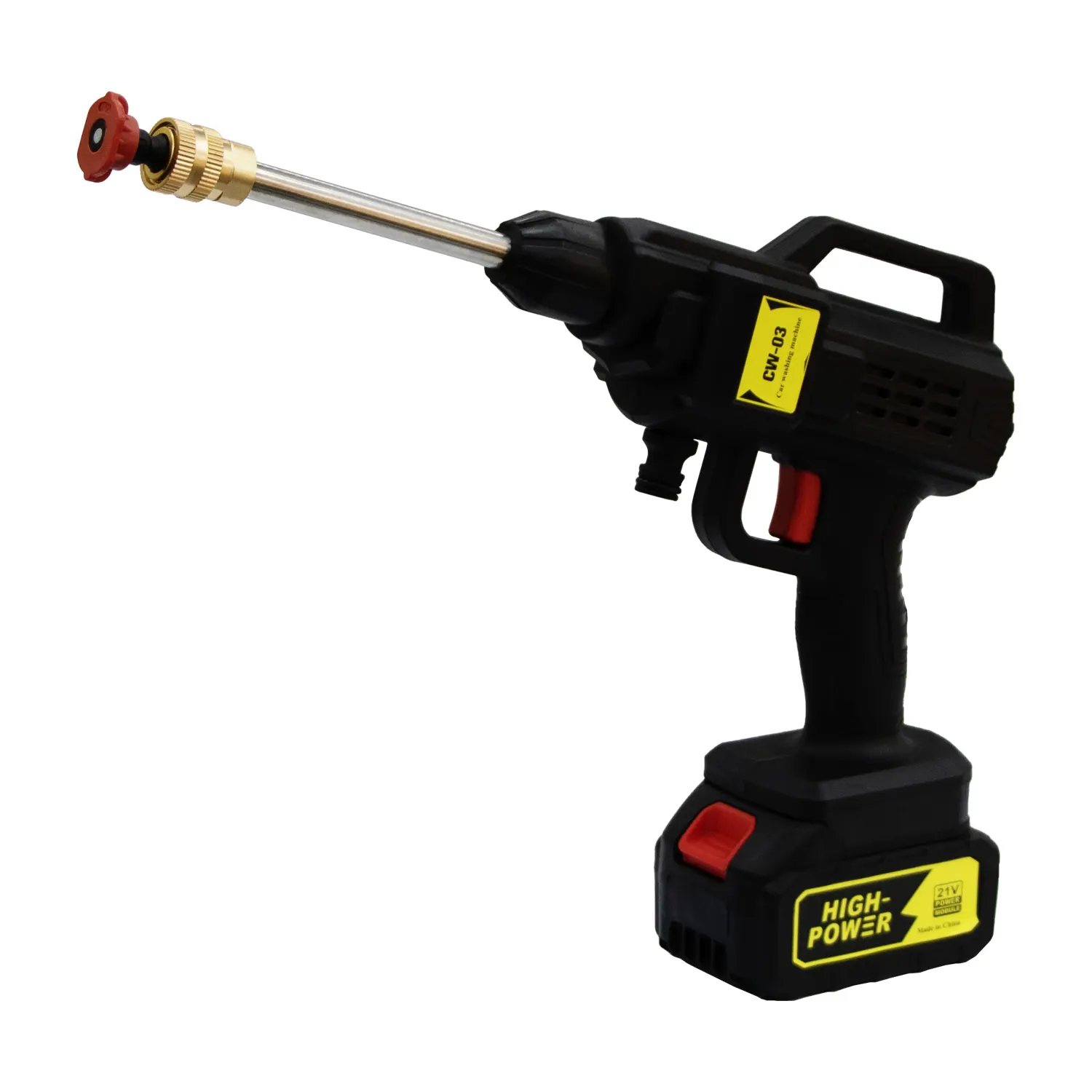 TBS CW-03 Portable Cordless High Pressure Sprayer Wireless Lithium Battery Car Washing Machine Rechargeable Garden Watering Gun - Image 4