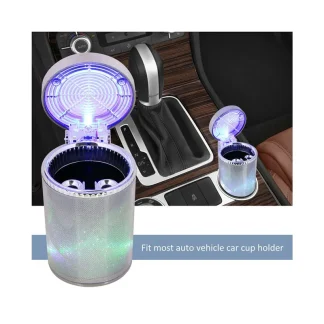 Colorful Car Ashtray No.068 Multi Color Disco Lighting Effect