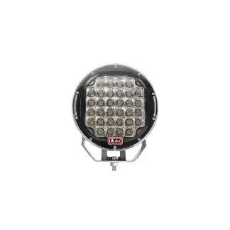 R 96W Round Black LED Spot Driving Work Light 9 Inch ATV 4x4 Boat Off Road Head Light