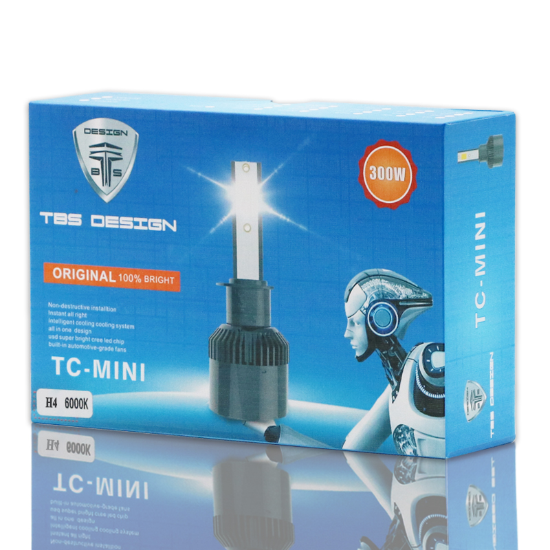 TC Mini H4 Car LED Headlight 300W - Image 5