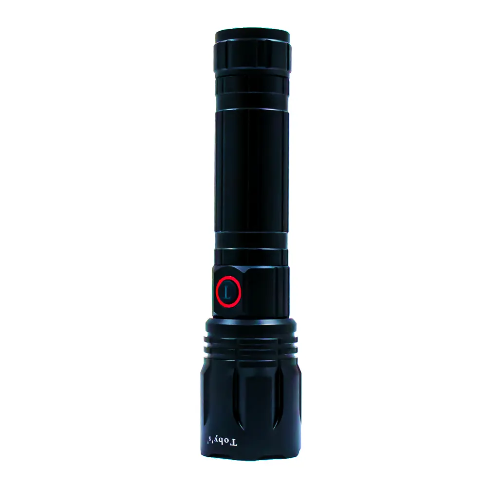 Toby's New Super Bright Flashlight,Retractable Zoomable Flashlight with 5 modes. - Image 3